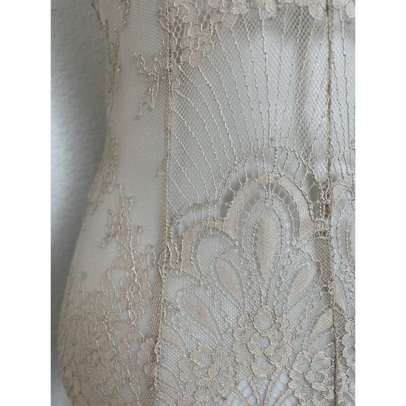 Chrissy Teigen Revolve Lingerie Bodysuit Teddy Sheer Mesh - Picture 6 of 14